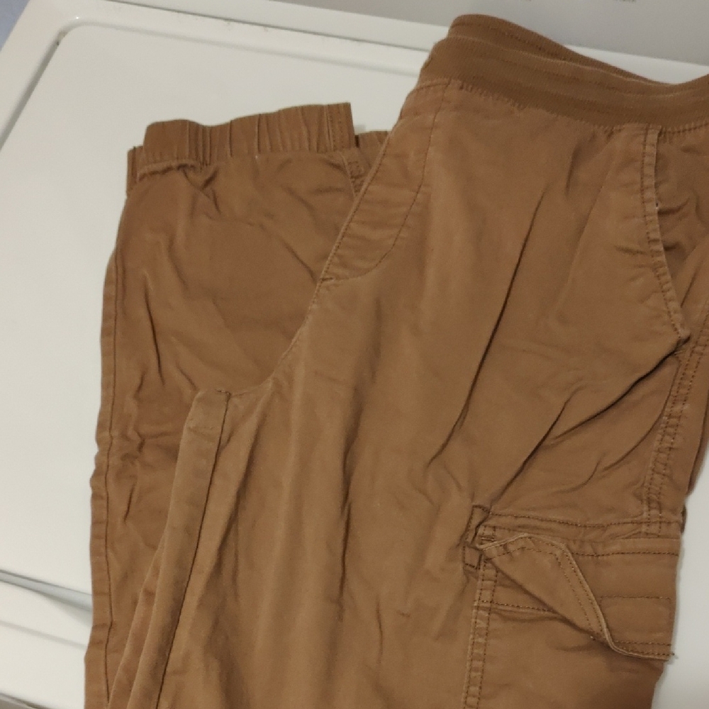 Sonoma Tan Cargo Pants Cotton Blend Casual